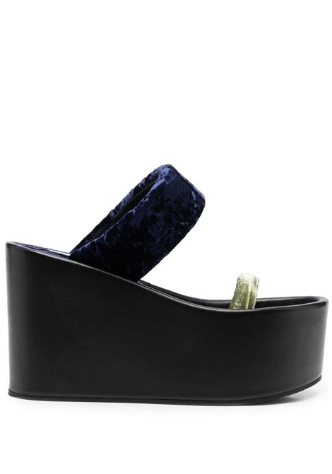 sandali con zeppa in  velluto DRIES VAN NOTEN | Scarpe | WS221262H60+35QU603604